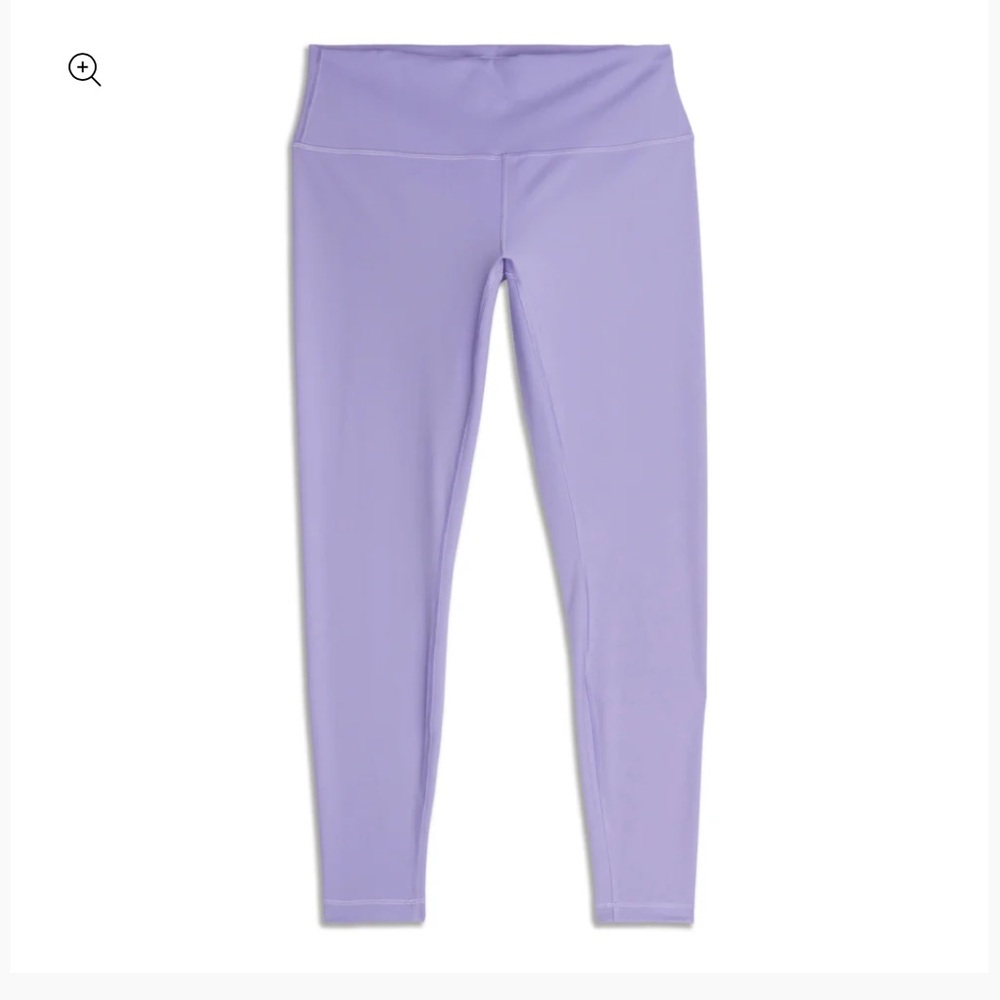NWOT lululemon dark lavender Wunder Train 25”
